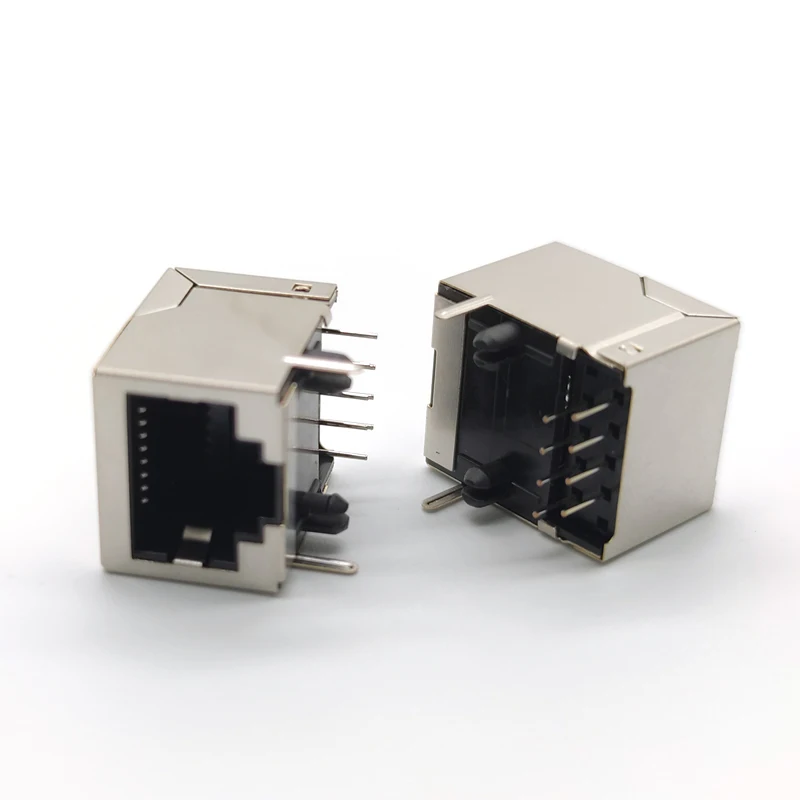 

50 Pcs RJ45 8P8C 18*13mm Modular Network PCB Jack 8P LAN Adapter Connector