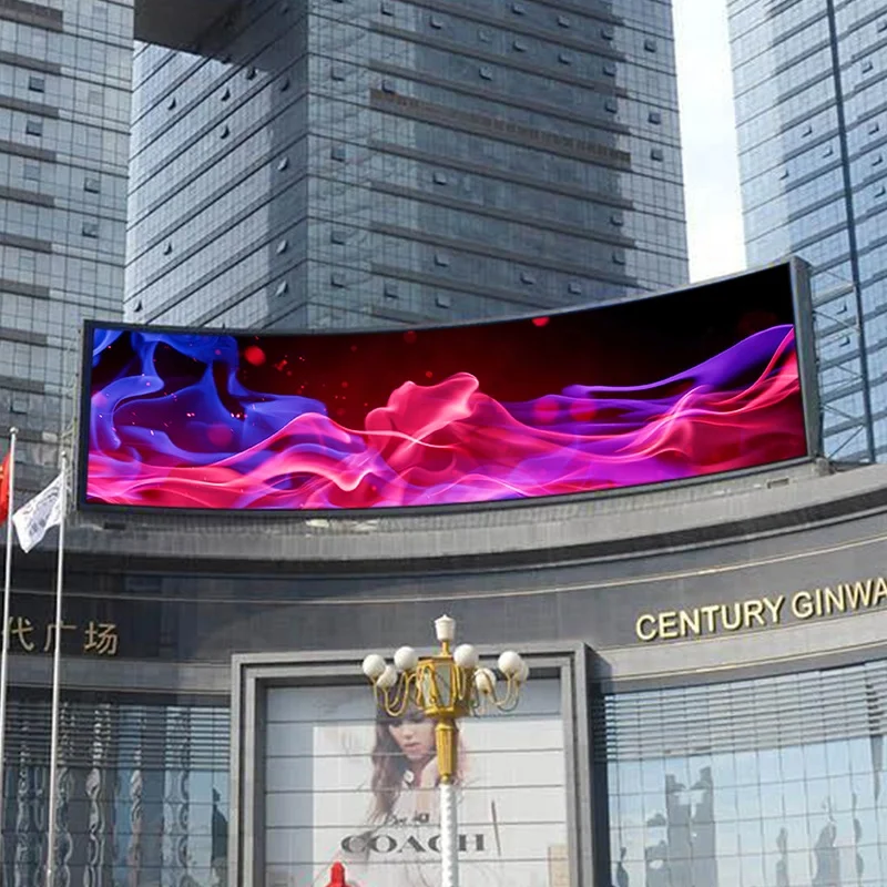 Фото Проверьте характеристики у продавца перед заказом: Уличный светодиодный экран HD с фиксированной установкой, SMD 32*16, панель P10/P8/P6/P5, LED видеодисплей №5