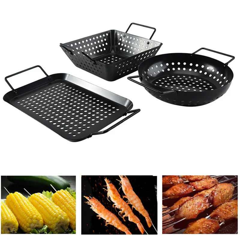 

Stainless Steel Barbecue Tray Grills Charcoal Grill Plate Portable Charcoal Stove for Outdoor Camping BBQ Accessories