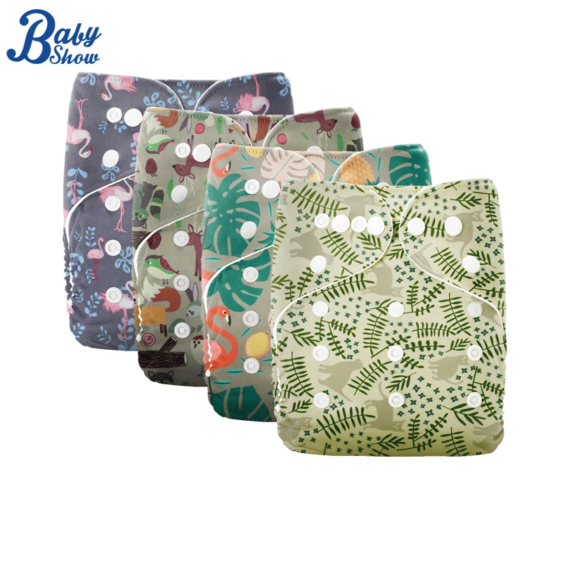 

Baby show Ecological Diapers Keep Baby Dry Washable Reusable Diapers Suede Cloth Soft Baby Nappy Suitable 0-3 Year 3-15 Kg
