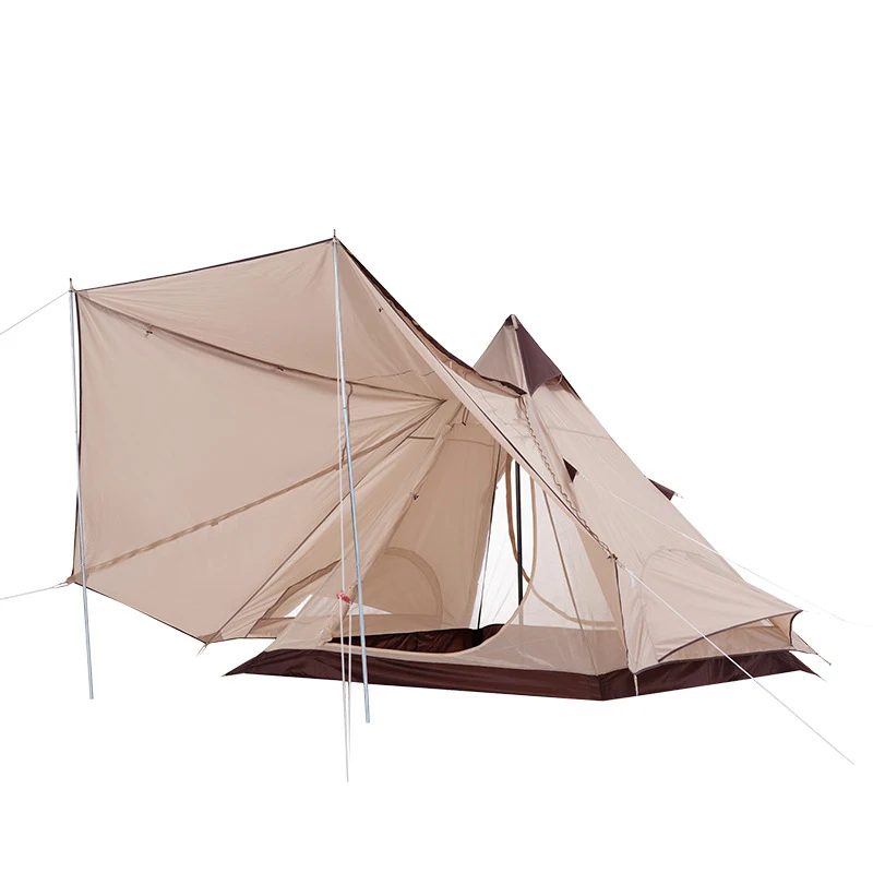 Новый стиль высокое качество большая Всесезонная семейная палатка Tipi для улицы