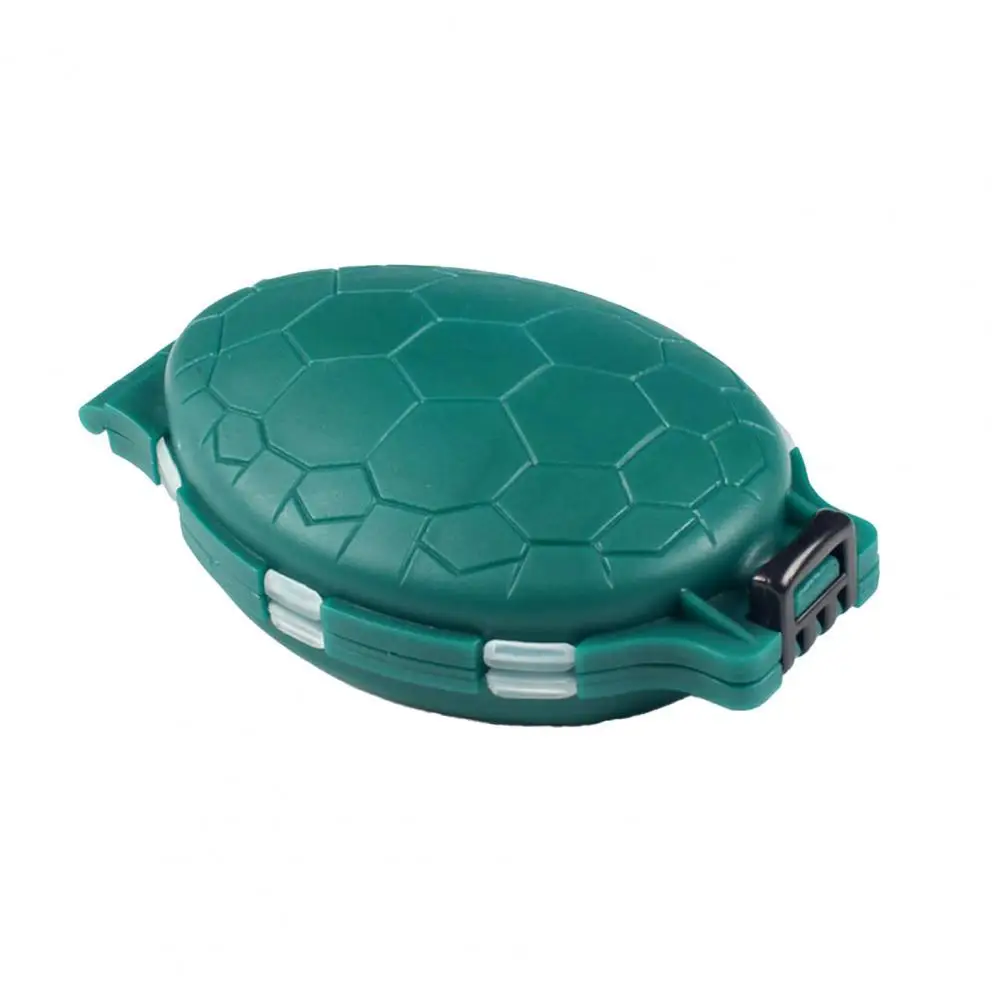 

PP Convenient Durable Fishing Tackle Box Lightweight Fishing Storage Box Turtles Shell Shape for Hooks