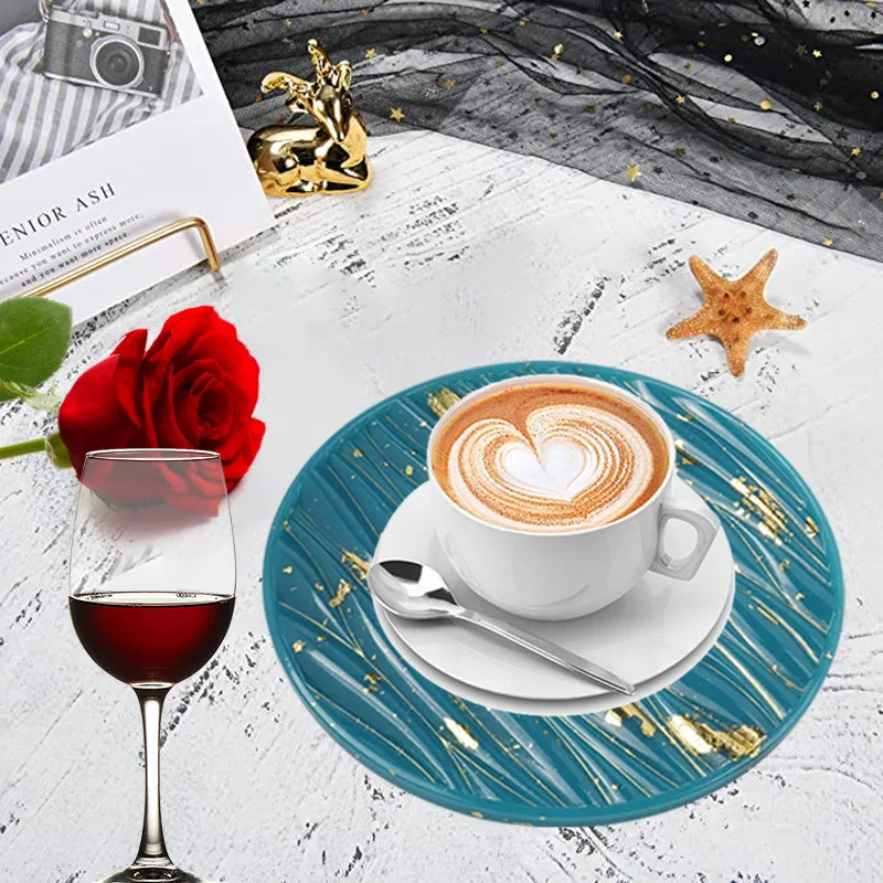 Форма для подноса большого размера из эпоксидной смолы 300 мм | Дом и сад