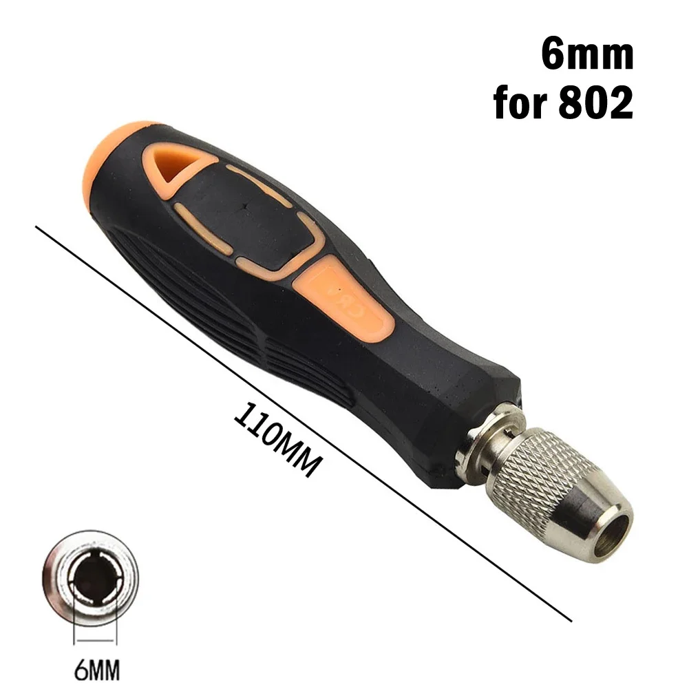 

Хвостовик отвертки 5 мм/6 мм, диаметр отверстия для 801 802, самоблокирующийся патрон, длина 110 мм, черный и желтый, круглый хвостовик