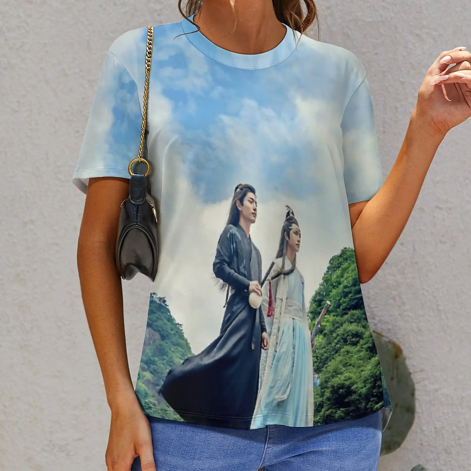 

Wangxian [The Untamed] 1 Casual Graphic Tees top Quality Leisure USA Size