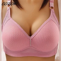 cozok large size bra lace bralette padded push up lingerie plus size sexy brassiere underwear padded bh b c cup bras for women