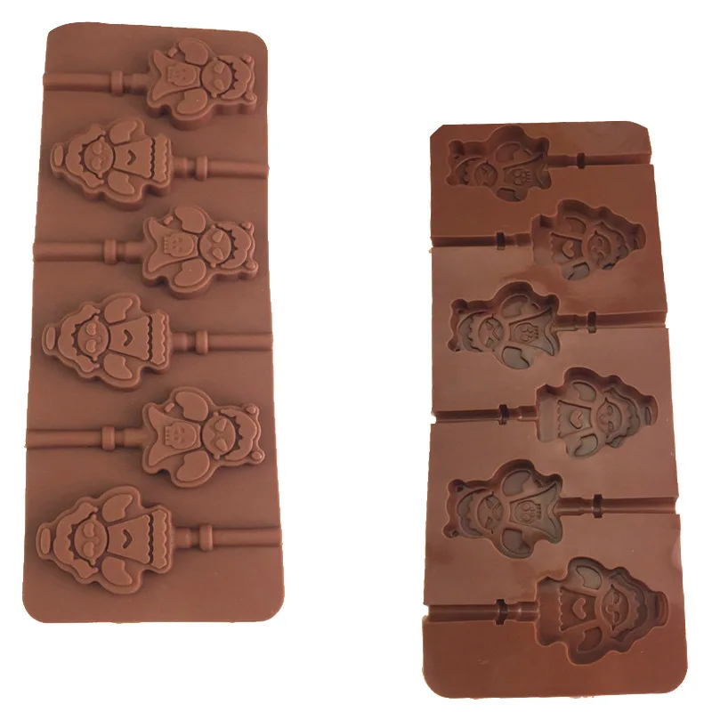 

Animation Girl Shape Silicone Mold Star Sky Lollipop Baking Mold Coral Sugar Malt High Temperature Resistance
