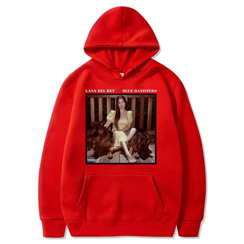 Лана Дель Рей синие банкристические толстовки с музыкальным альбомом для женщин