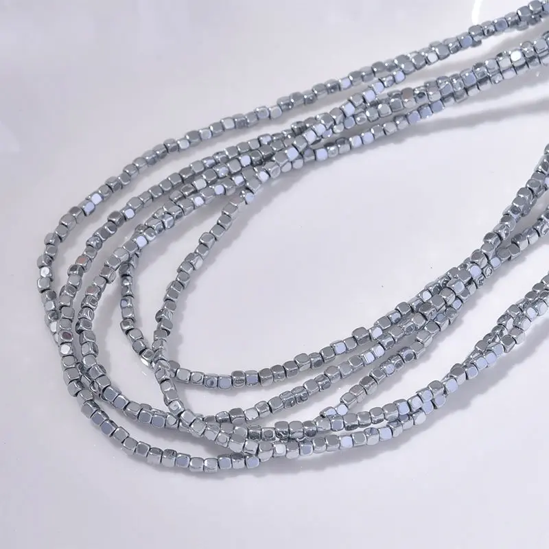 Женские браслеты из гематита 2 мм 210 шт. | Бусины