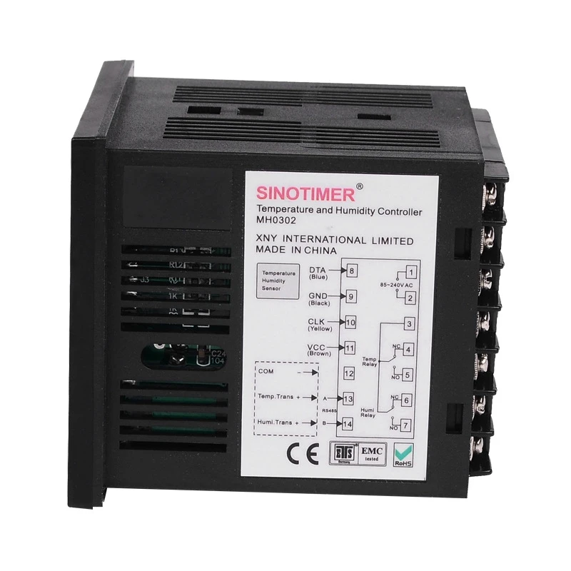 Контроллер температуры и влажности SINOTIMER цифровой контроллер MH0302