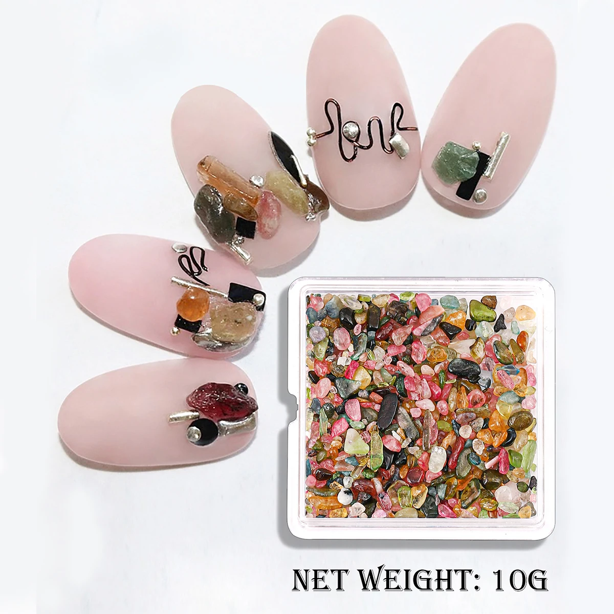 Минеральный драгоценный камень украшение со стразами простой ветер