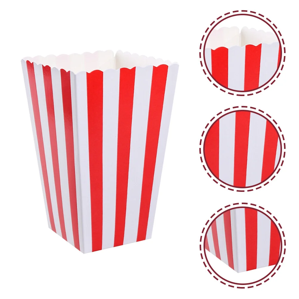 

10pcs Small Popcorn Container Favor Treat Boxes Popcorn Holders for Baby Shower