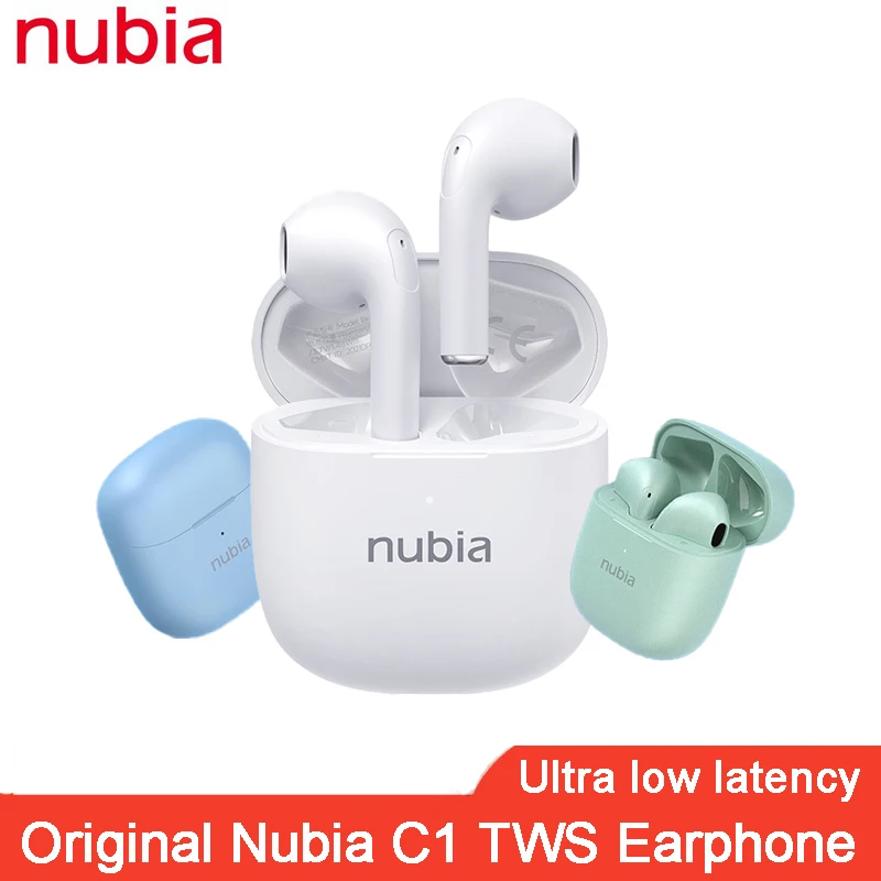 TWS-наушники Nubia C1 Bluetooth 5 3 40 часов работы от аккумулятора 13 мм