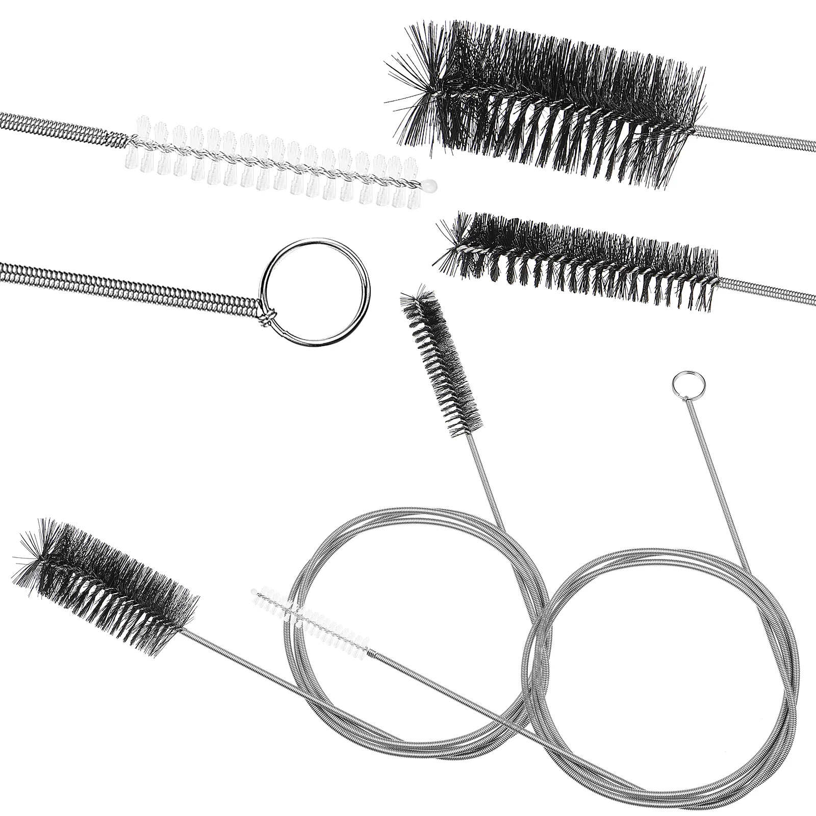 

2 Pcs Practical Nylon Bristles Thin Pipe Cleaning Brushes Drain Brushes Pipe Clean Brushes Pipe Brushes