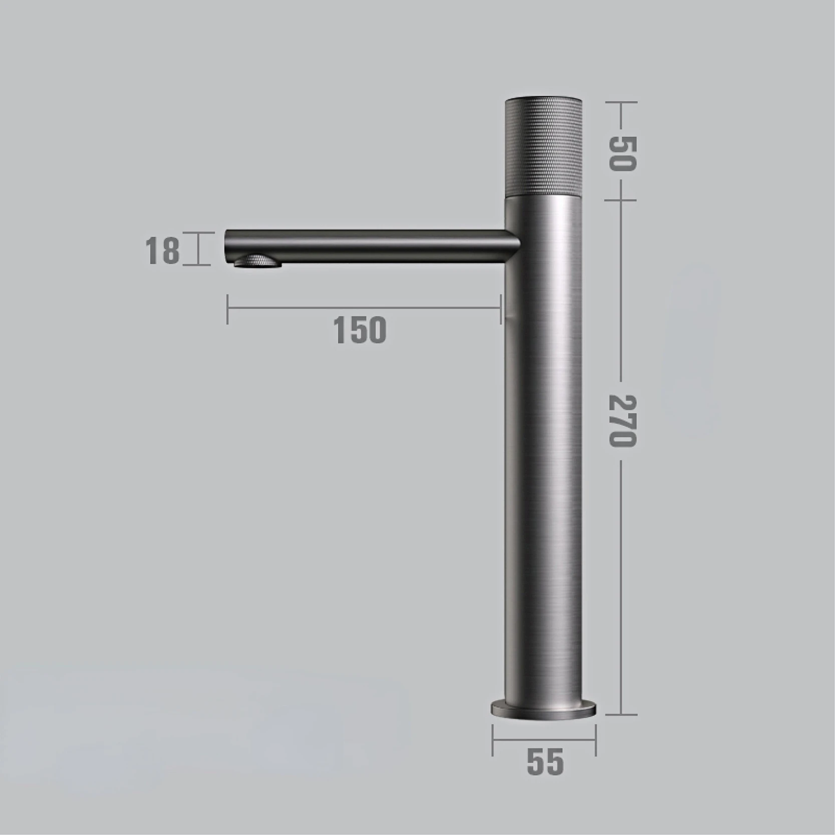 

Смеситель для раковины SEKOVA черного цвета