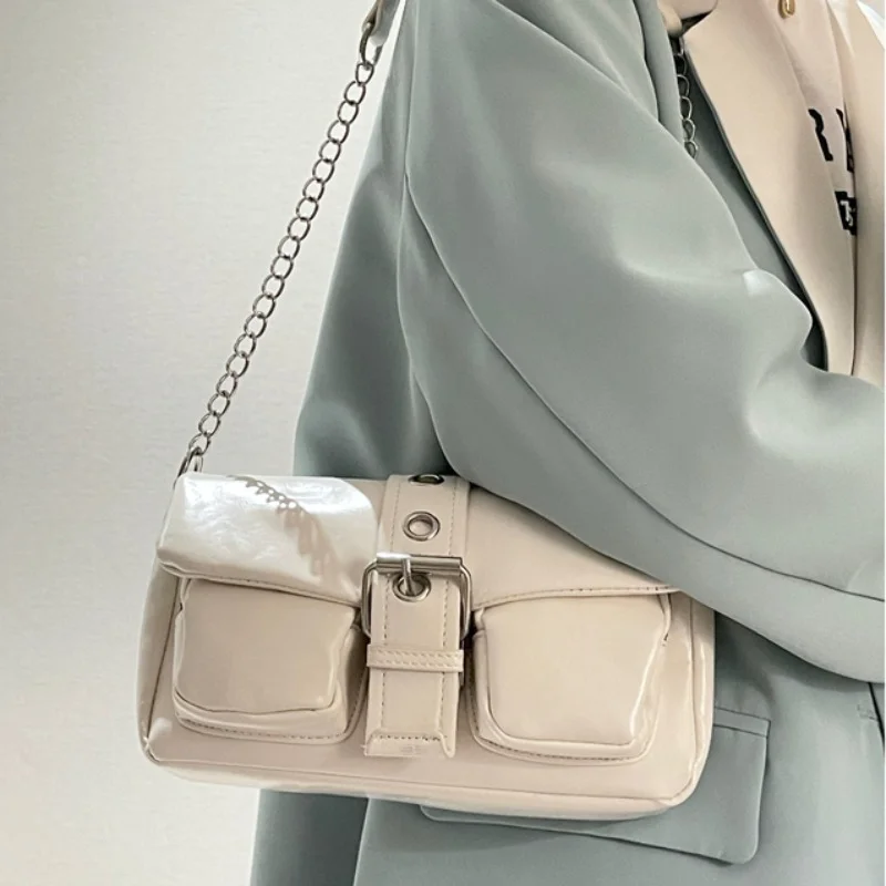 

Женская сумка через плечо из ПУ кожи, с несколькими карманами