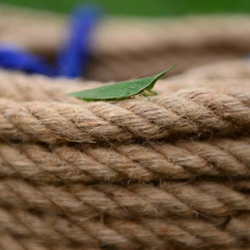 30 м диаметр 8 мм натуральная толстая джутовая веревка прочная ремесленный шпагат