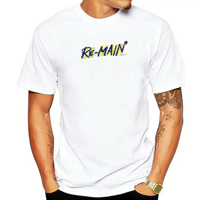 

Удобные летние свободные универсальные повседневные уличные футболки RE-MAIN с принтом и коротким рукавом в стиле Харадзюку, пикантные Топы