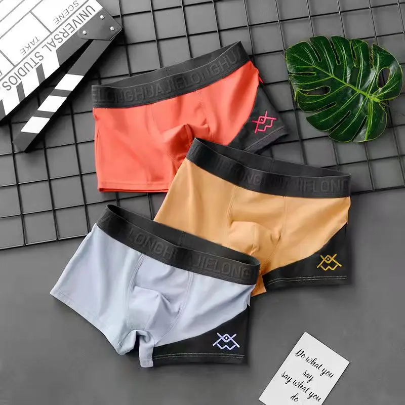 Men's Panties Boxers Men Underwear Men Set Soft Cotton Men Underpants Sexy Cozy Breathable Men's Shorts Loose Elastic Boxer