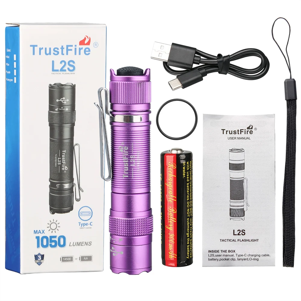 

TrustFire L2S тактический фонарик 1050 люмен