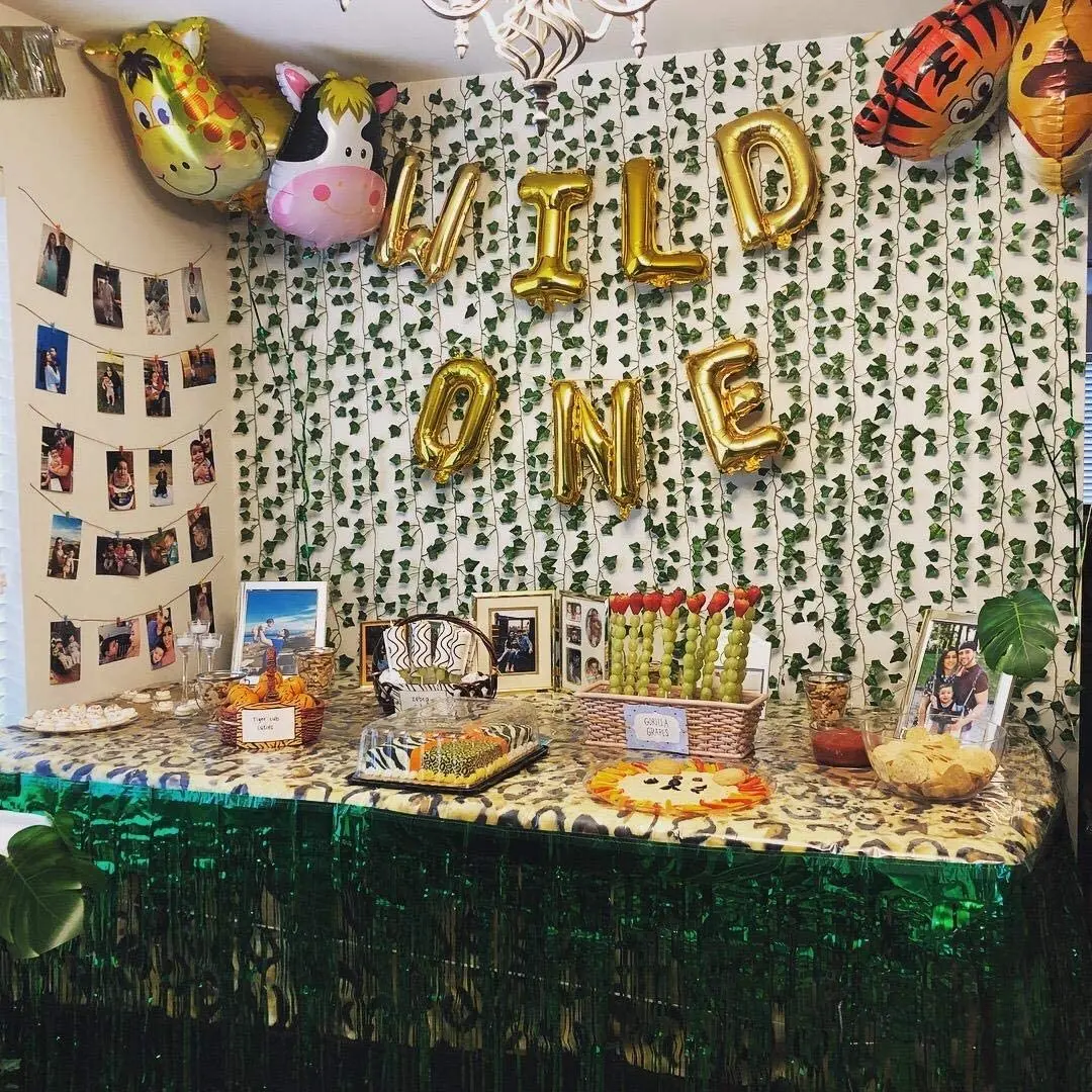 240cm Leaf Vine Artificial Hanging Plants Liana Silk Fake Ivy Leaves for Wall Green Garland Decoration Home Decor Party Vines