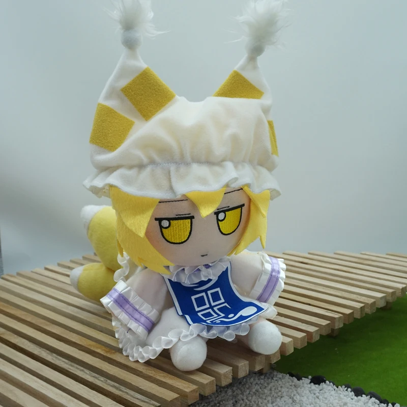 

Новая японская проект Touhou Fumo серия ран Якумо плюшевая кукла кавайная Аниме Косплей плюшевая талисман сидя мягкие игрушки подарок