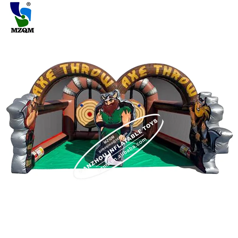 

High Quality PVC Archery Inflatable Viking Axe Throwing Game /Customized Design Inflatable Dart Board For Sale