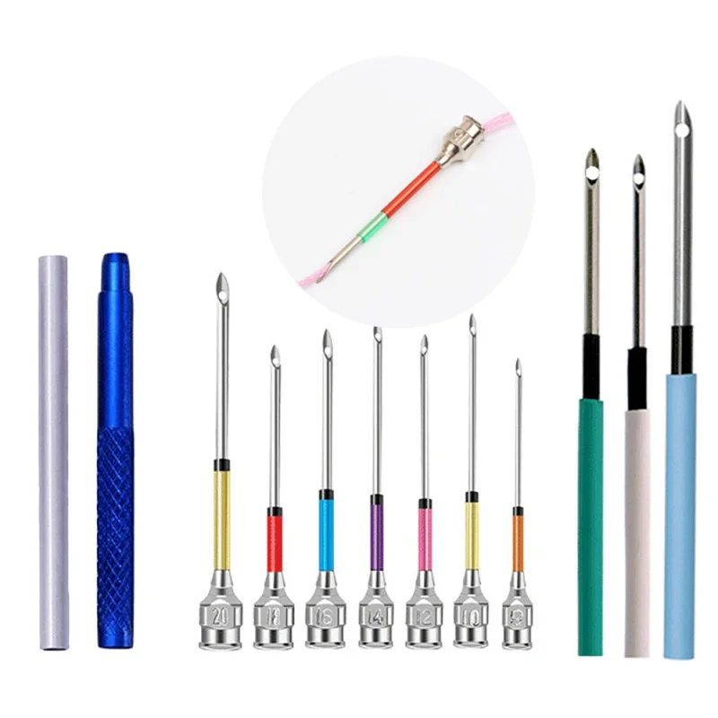 

1 набор игл для вышивки крестиком сменные головки рукоделие Аксессуары для шитья