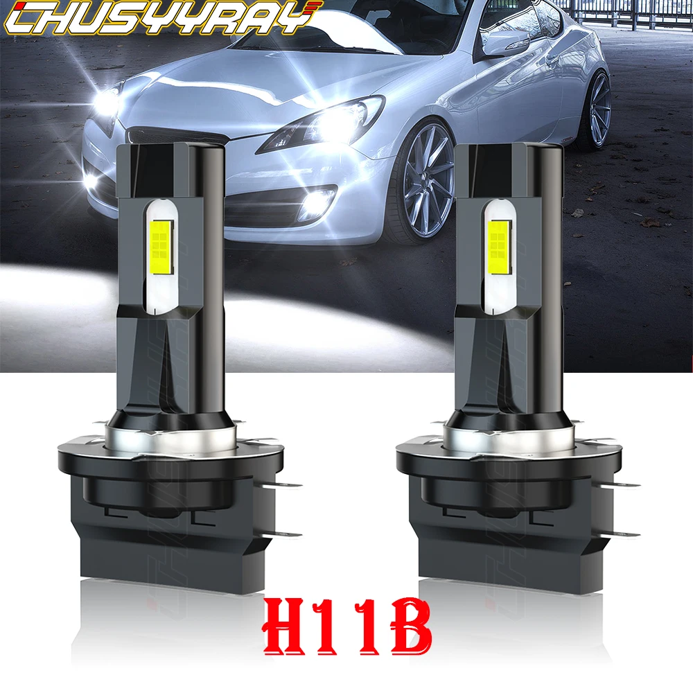 

CHUSYYRAY 2X H11B LED Bulbs Compatible For Hyundai Genesis Coupe 2010-2012 Headlight Low Beam Kit Fit For H11 H8 H9 Car Lights