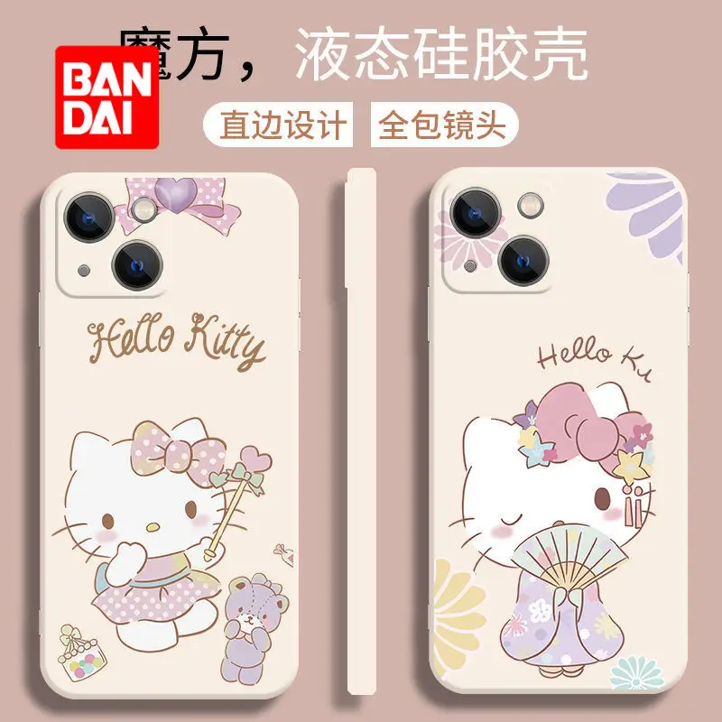 

Bandai Disney Cartoon Phone Case for iphone 13 13Pro 12 12Pro 11 Pro X XS Max XR 7 8 Plus Kawaii Girls Cover Silicone Soft Shell