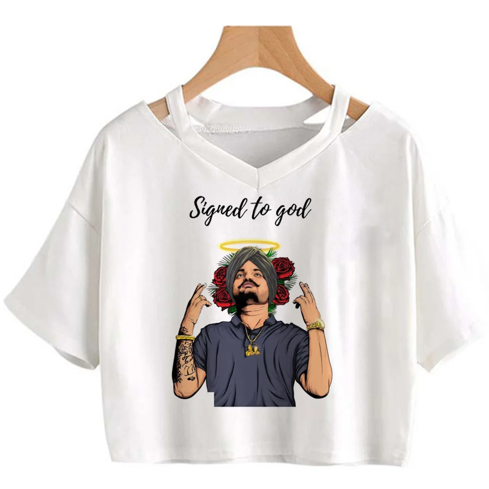 Sidhu Moosewala футболки для женщин Y2K harajuku Топ Женская комиксная японская одежда