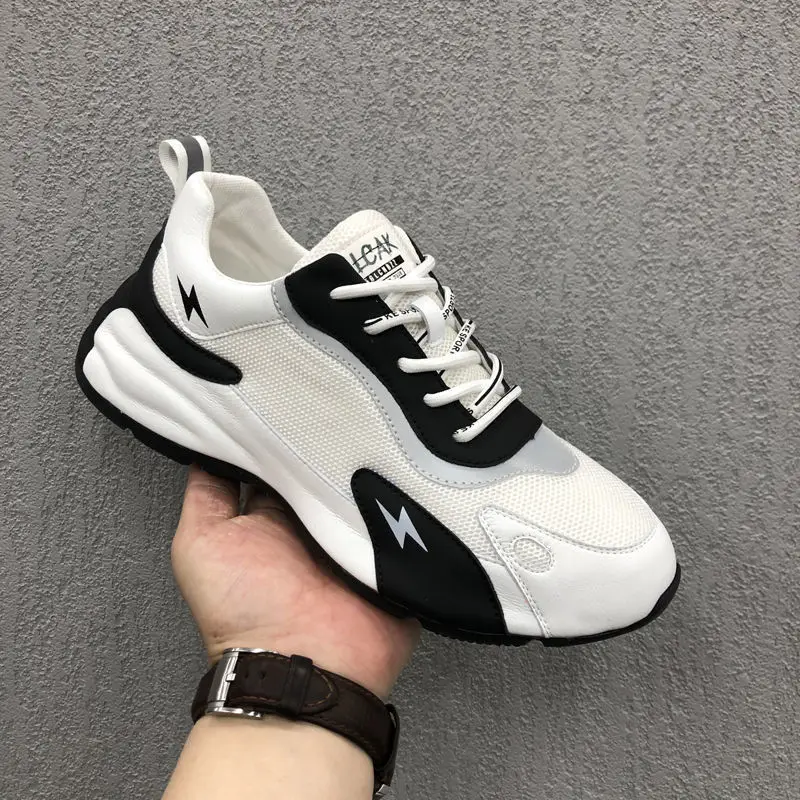 

Кроссовки мужские дышащие сетчатые, маленький размер, белая спортивная обувь, корейский стиль, для отдыха и спорта на открытом воздухе, 2022