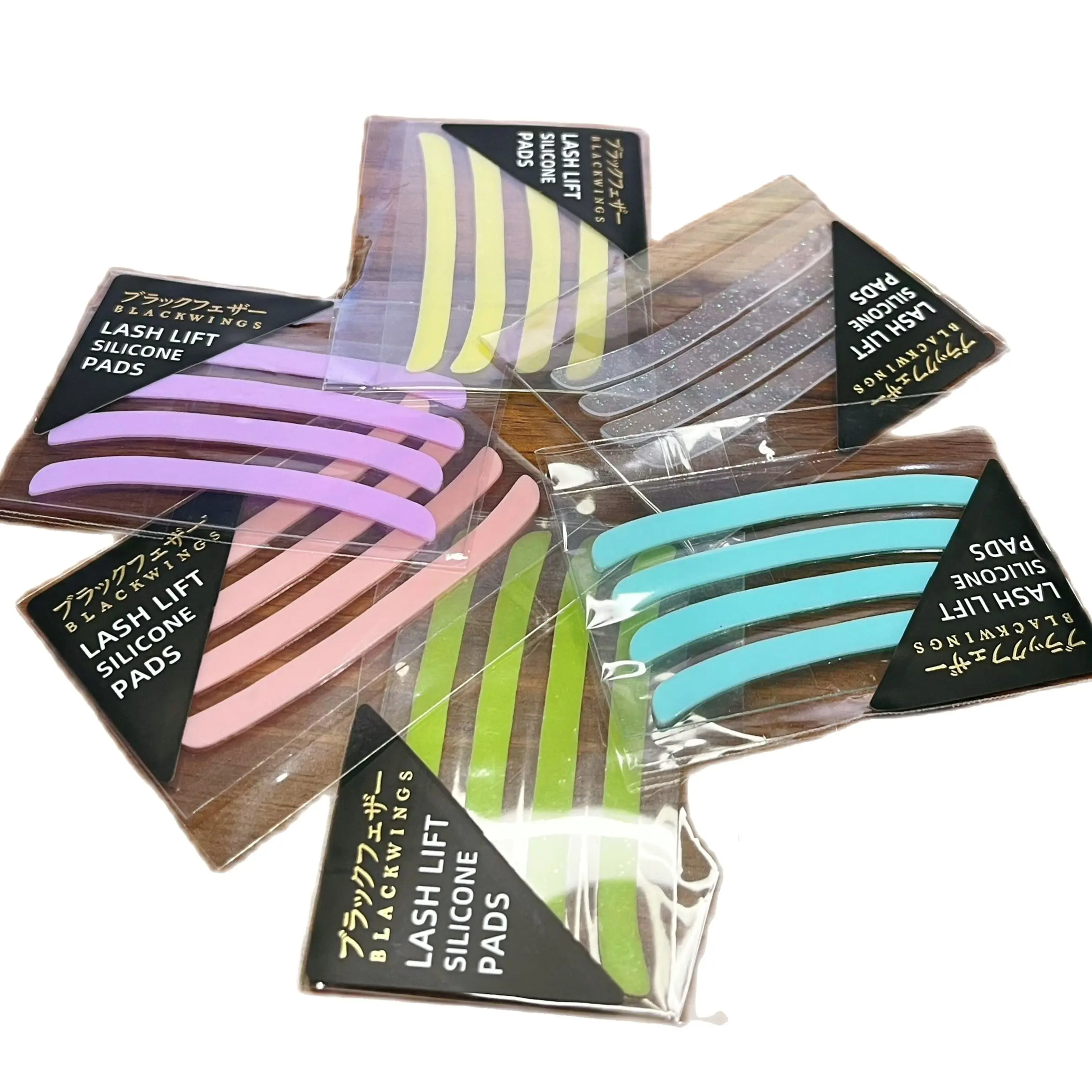 

2023 NEW Blackwings EyelashLift Rods Reusable Lash Perm Pads Laminated Soft Silicone LashLift Ribbons