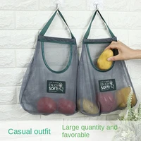 fruit and vegetable hanging bag onion ginger and garlic storage fruit and vegetable storage mesh bag hollow mesh bag kitchen