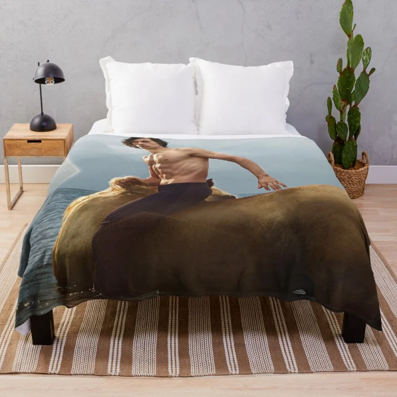 

centaur adam driver Throw Blanket plush blankets