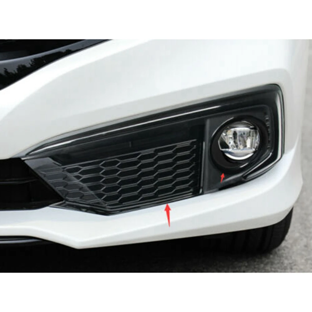 Подходит для Honda Civic 2019-2020 Черная передняя противотуманная фасветильник