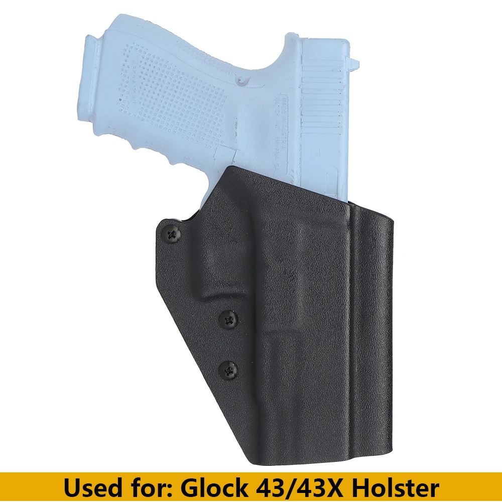 

Легкая тактическая кобура Kydex для пистолета, быстросъемный рукав для Glock 43/43X, аксессуары для охоты, пейнтбола, страйкбола
