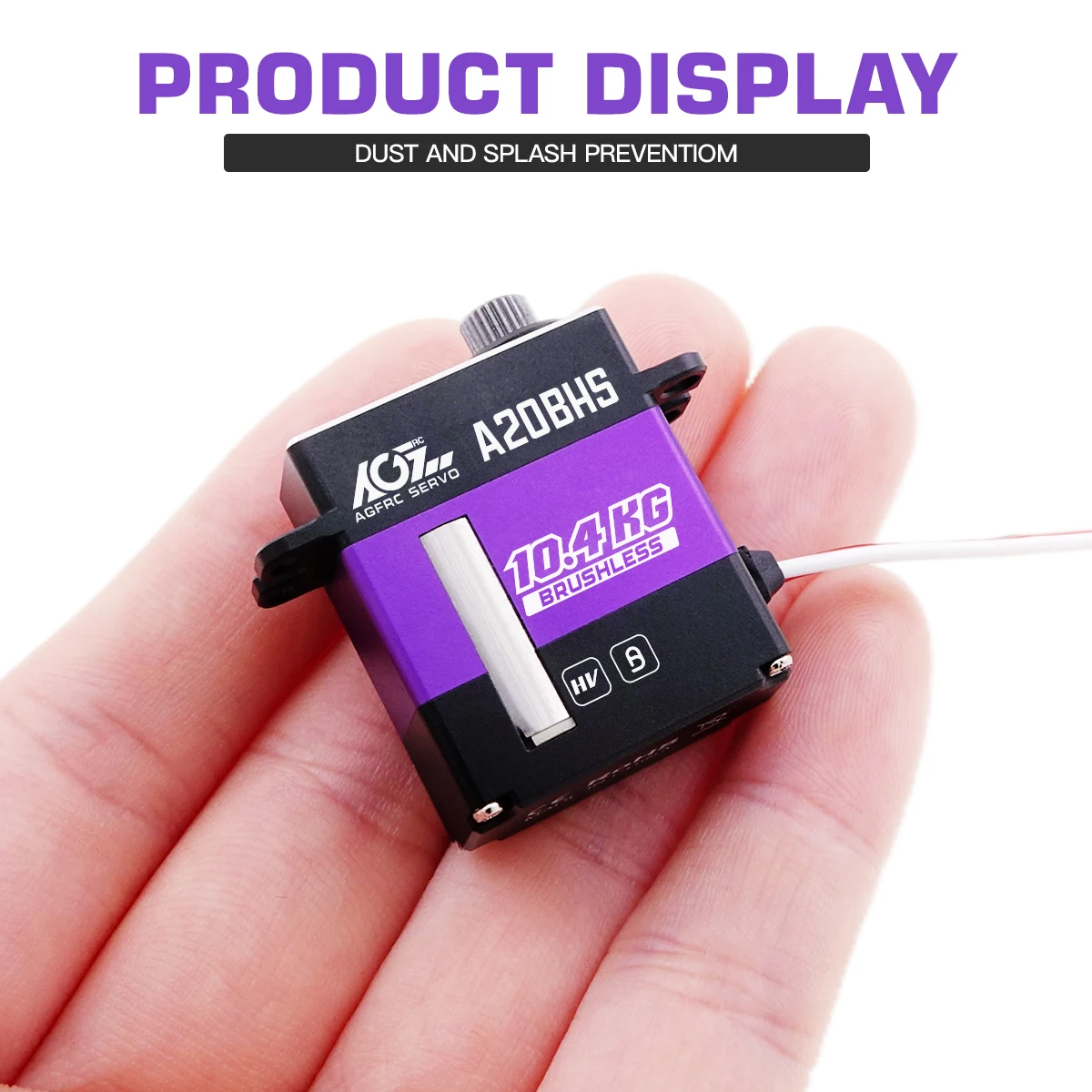 Бесщеточный сервопривод AGFRC A20BHS 10 4 кг быстрый скоростной цифровой микро