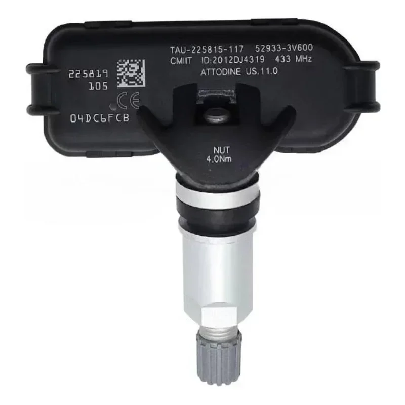 Фото 4 шт./лот, датчик давления в шинах TPMS 52933-3V600 для Hyundai Grandeur [HG] I40 [VF] Kia Rio [UB] 2011-2021, 434 МГц, 529333V600 №5