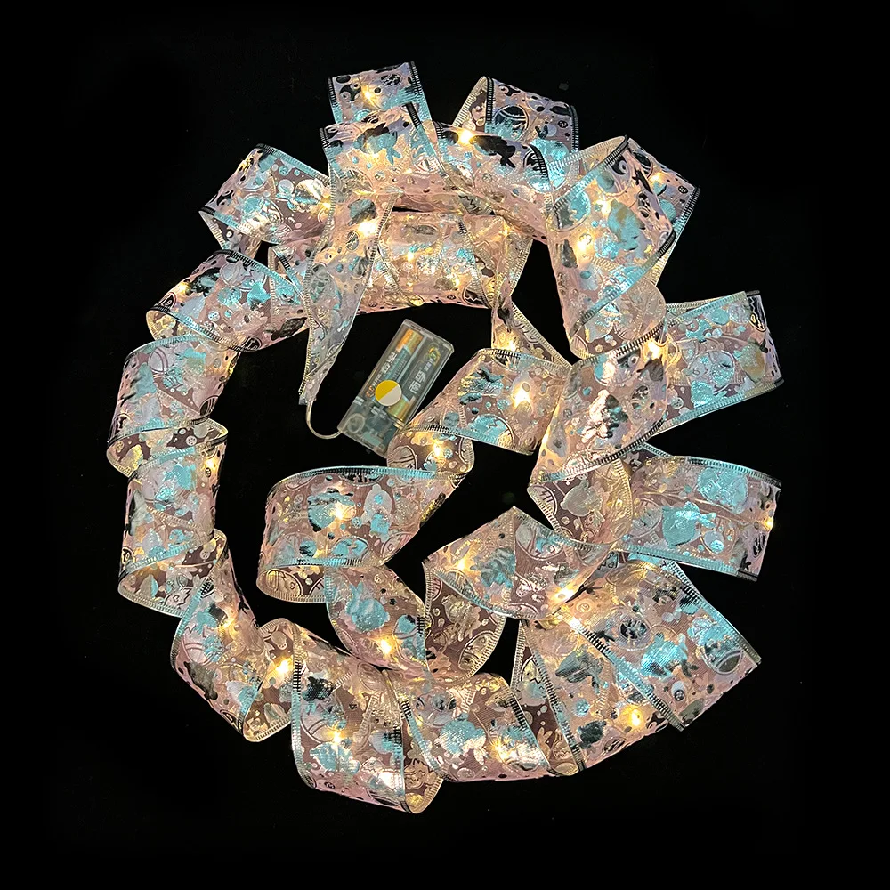 Лента Пасхальная гирлянда на батарейках для Пасхальной елки праздничный декор