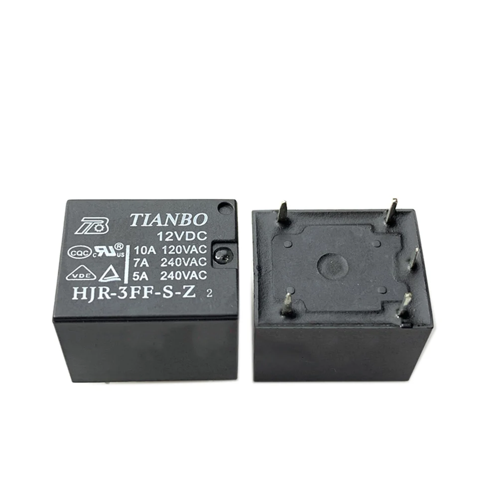 Реле HJR-3FF-S-Z 12VDC 5PIN 10A