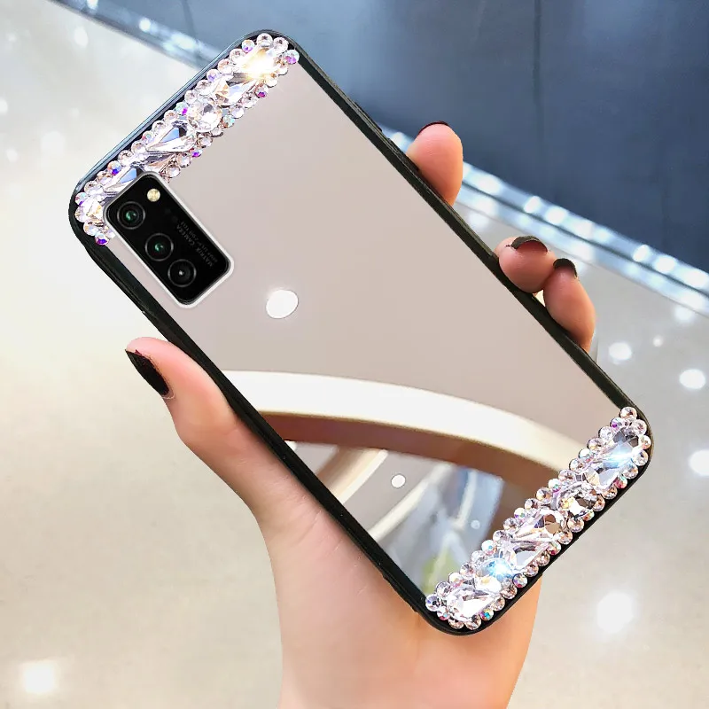 Mirror Diamond Case for Xiaomi Redmi Note 8 8T 7 6 5 Pro Redmi K30 K20 8A 7 7A 6 6A Mi 10 9 9T 8 SE Lite Soft Silicone Cover