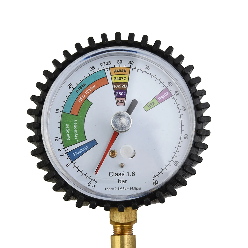 

Air Conditioner Nitrogen Pressure Tester Regulator For R134a R22 R407C R410A Automobile HVAC Pressure Gauge Tools