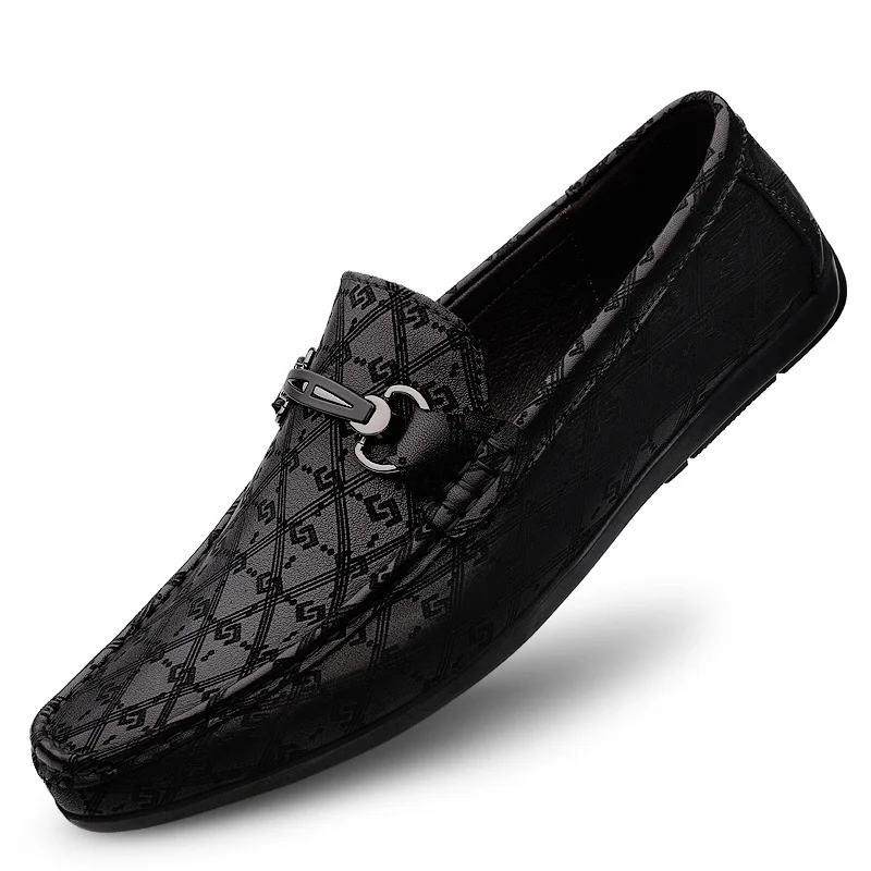 

Brand Shoes Men Classic Genuine Leather Loafers Mens Slip-On Driving Shoes Men Pattern Men Casual Shoes Moccasins Office Shoes