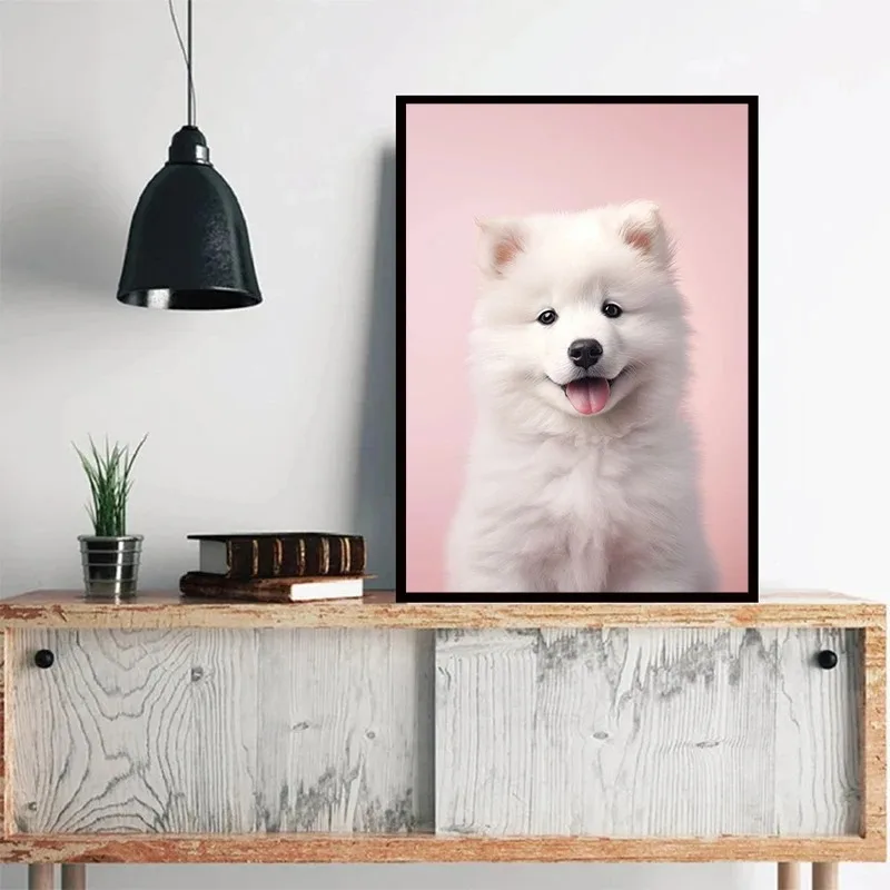 Золотистый Ретривер И Птица-кошка Холст С Принтом - Портрет Животного Настенное