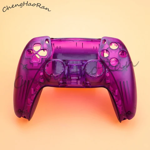 1piece For PS5 Gamepad Shell Replacement Upper And Lower Cover Color Transparent PS5 Gamepad Button Repair Parts