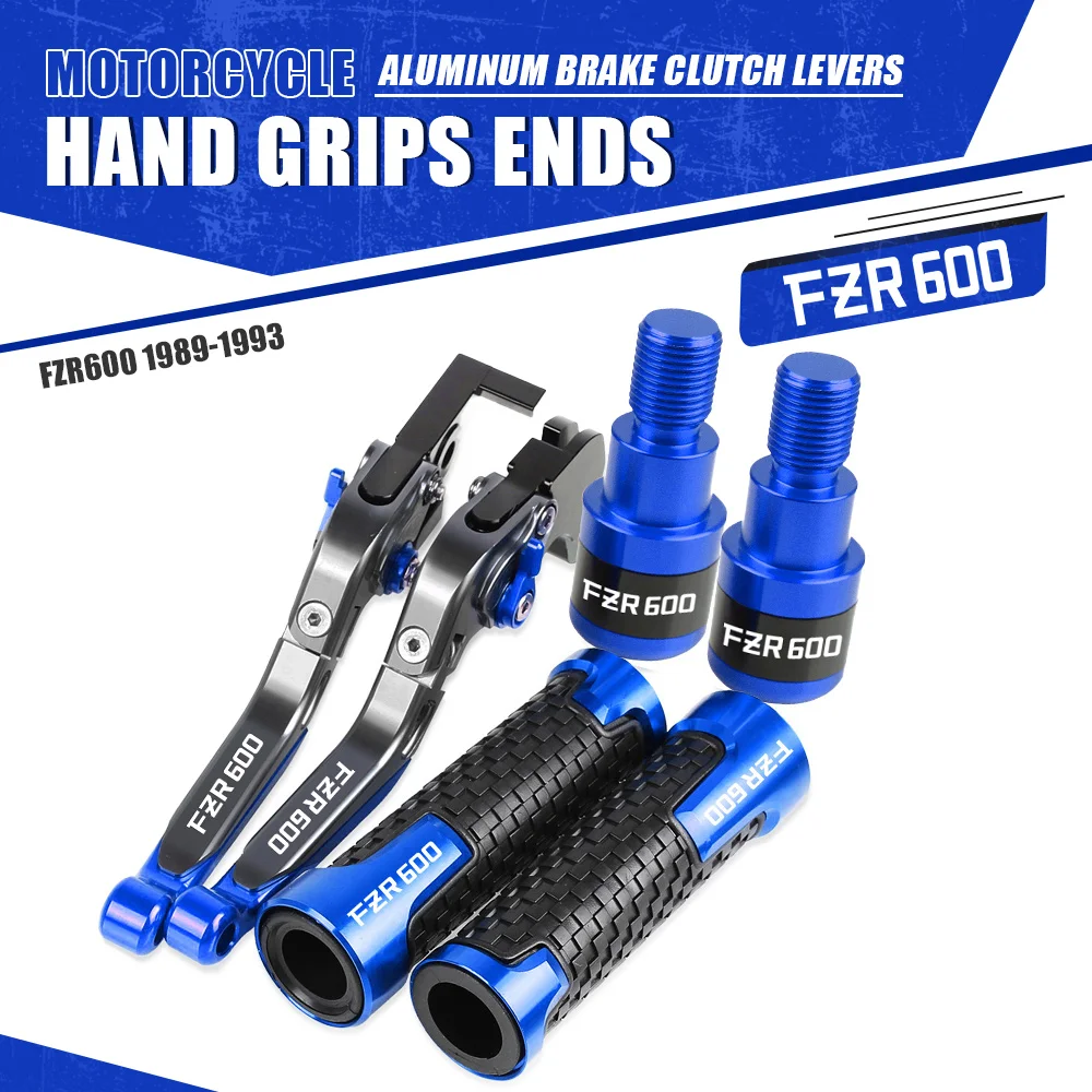 

For YAMAHA FZR600 1989-1993 1992 1991 1990 Motorcycle FZR 600 Adjustable Brake Clutch Levers Handlebar Handle Hand Grips ends