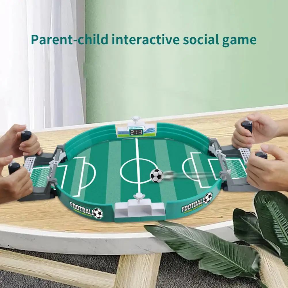 

1 Set Table Football Toy with Score Indicator Plastic Hand-eye Coordination Mini Table Soccer for Entertainment