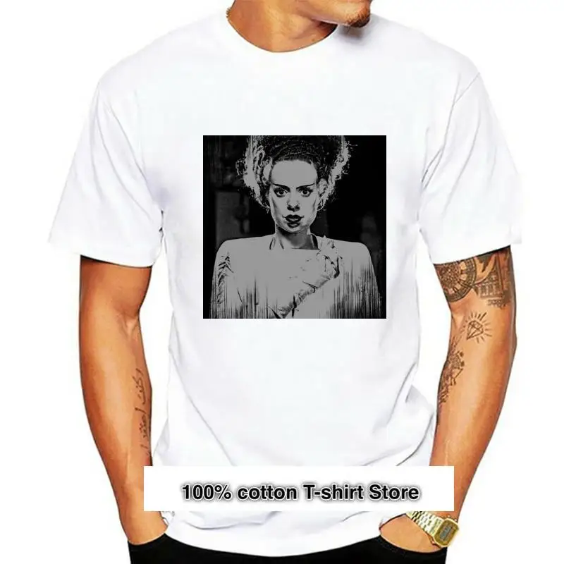 

Camiseta negra de la Bride de frankenstein