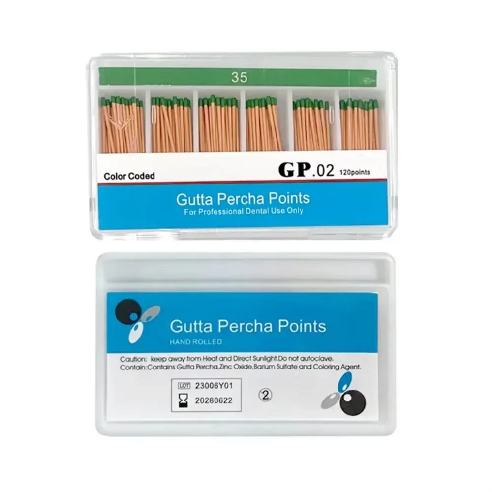 Конус AG Dent 0 2/0 4/0 6 размер 15/20/25/30/35/40 Dental Gutta Percha Points Gapadent